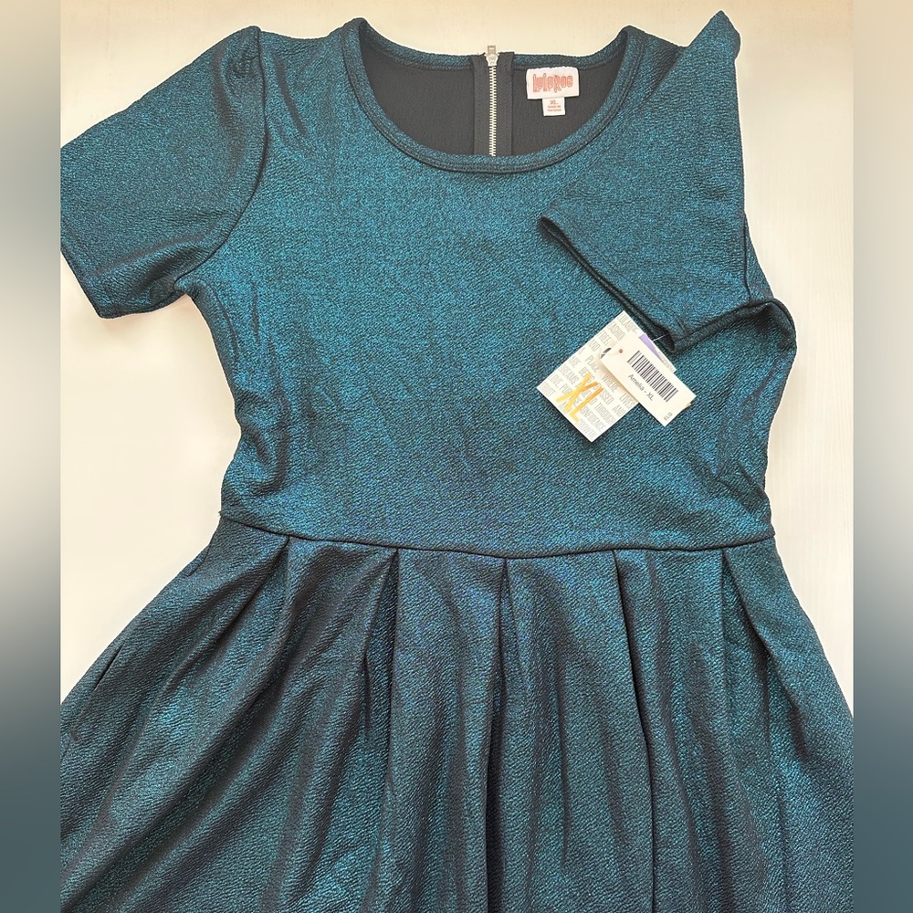 Sold on another platform - LULAROE AMELIA DRESS Elegant Blue